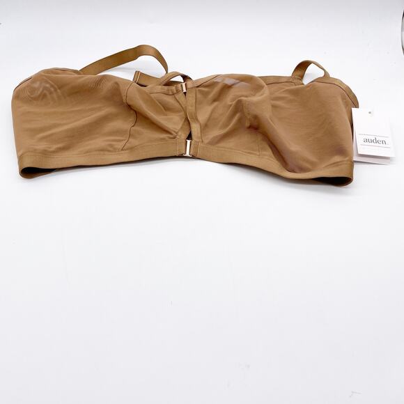 Auden Women's Brown Adjustable Straps Closure Unlined Bralette Size XXL - Picture 1 of 7